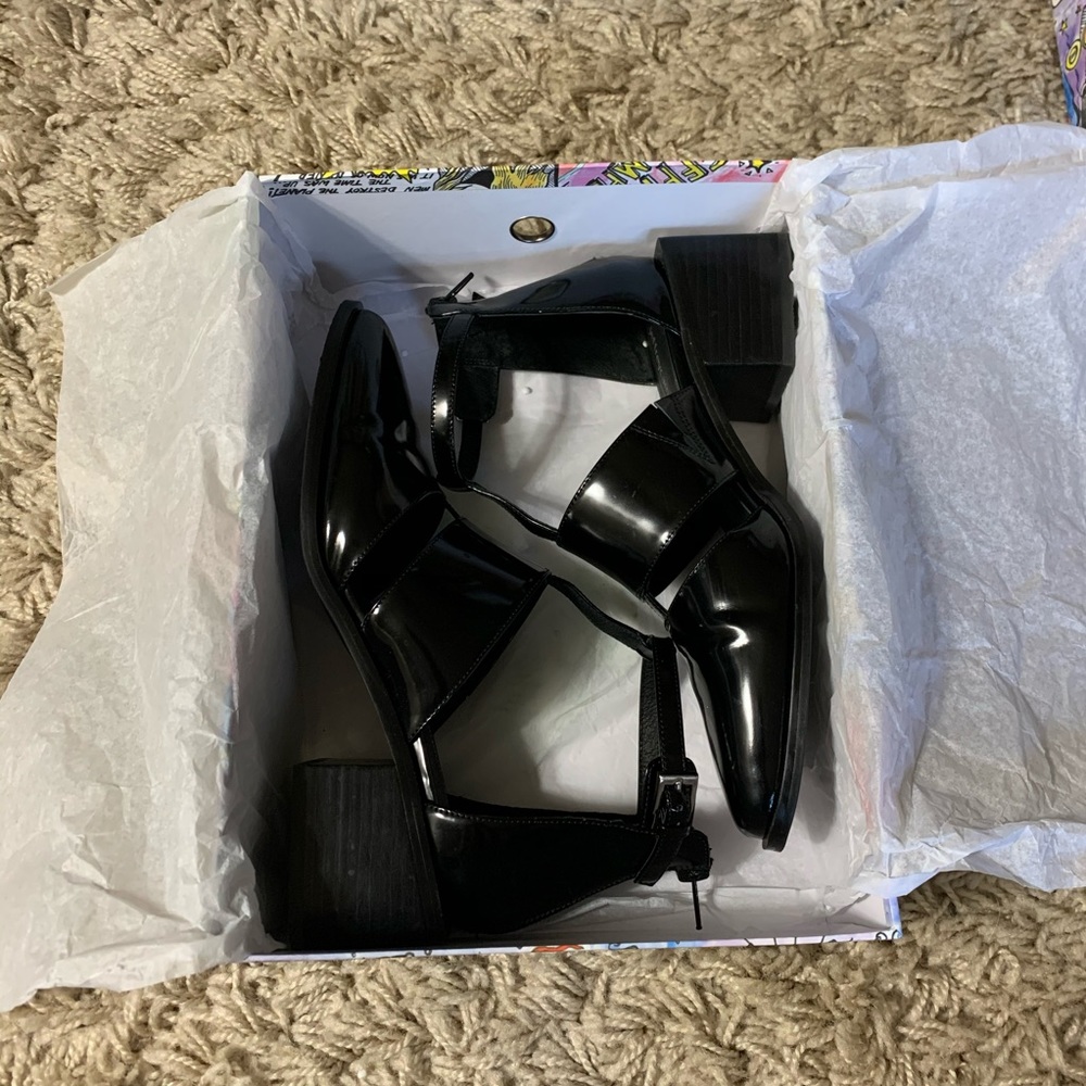 Jeffrey Campbell Douglas Black Box Shoes